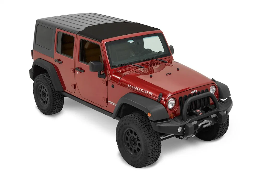 52453-17 – BESTOP Soft Top, Replaces Freedom Top Panels Black Twill Single Panel Covering Driver and Passenger Sides ...